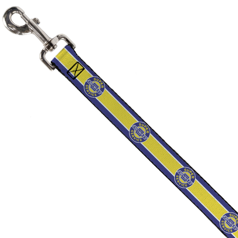 Chevrolet Super Service Logo w/Stripe Blue & Yellow Dog Leash