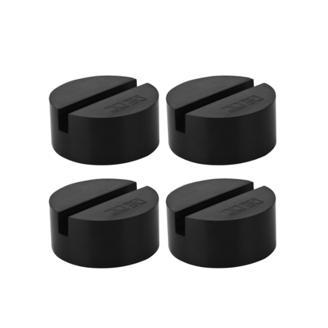 Medium Slotted Rubber Jack Pads - Set of 4 - CA