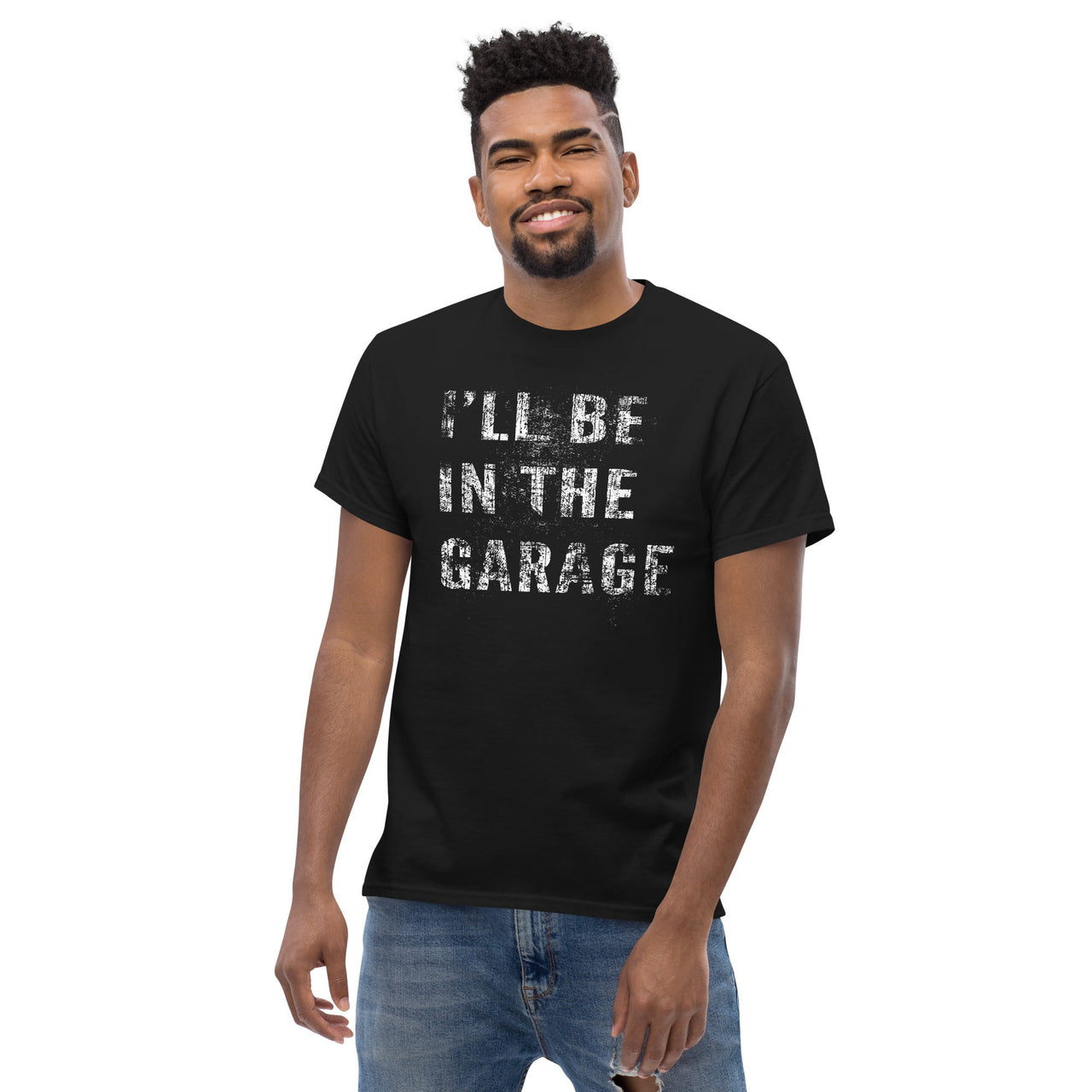 I'll Be In The Garage, Mechanic Shirt Camaro Enthusiast T-Shirt