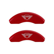 MGP Shield — Engraved, Red - 2016-2024 Camaro LT MGP Brake Caliper Covers Brembo Front & Standard Rear Set of 4
