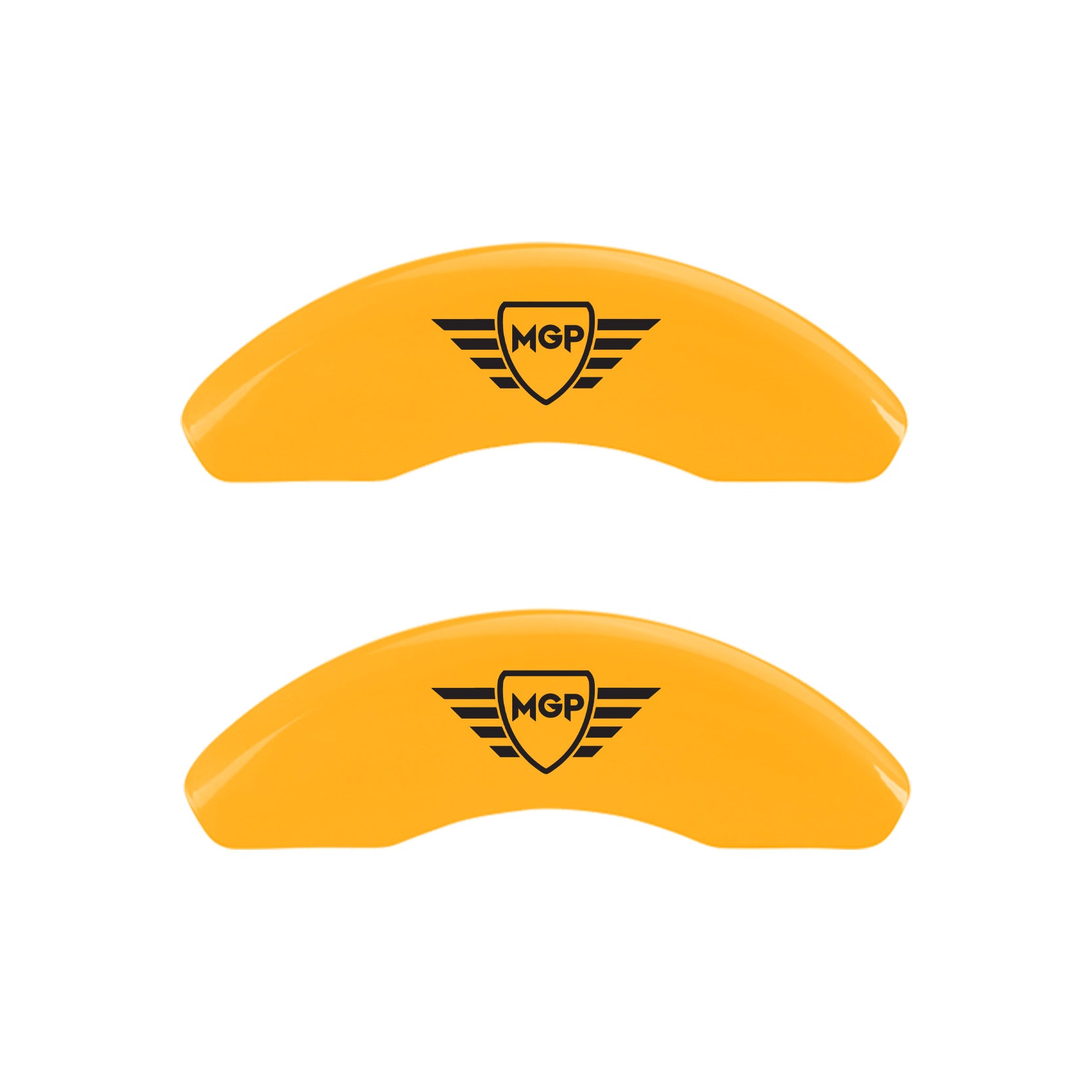 MGP Shield — Engraved, Yellow - 2010-2015 Camaro SS MGP Brake Caliper Covers Set of 4
