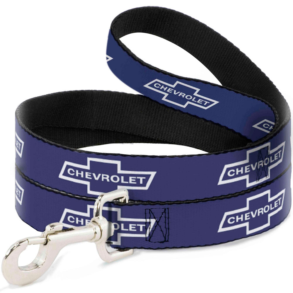 1965 Chevrolet Bowtie Blue & White Dog Leash