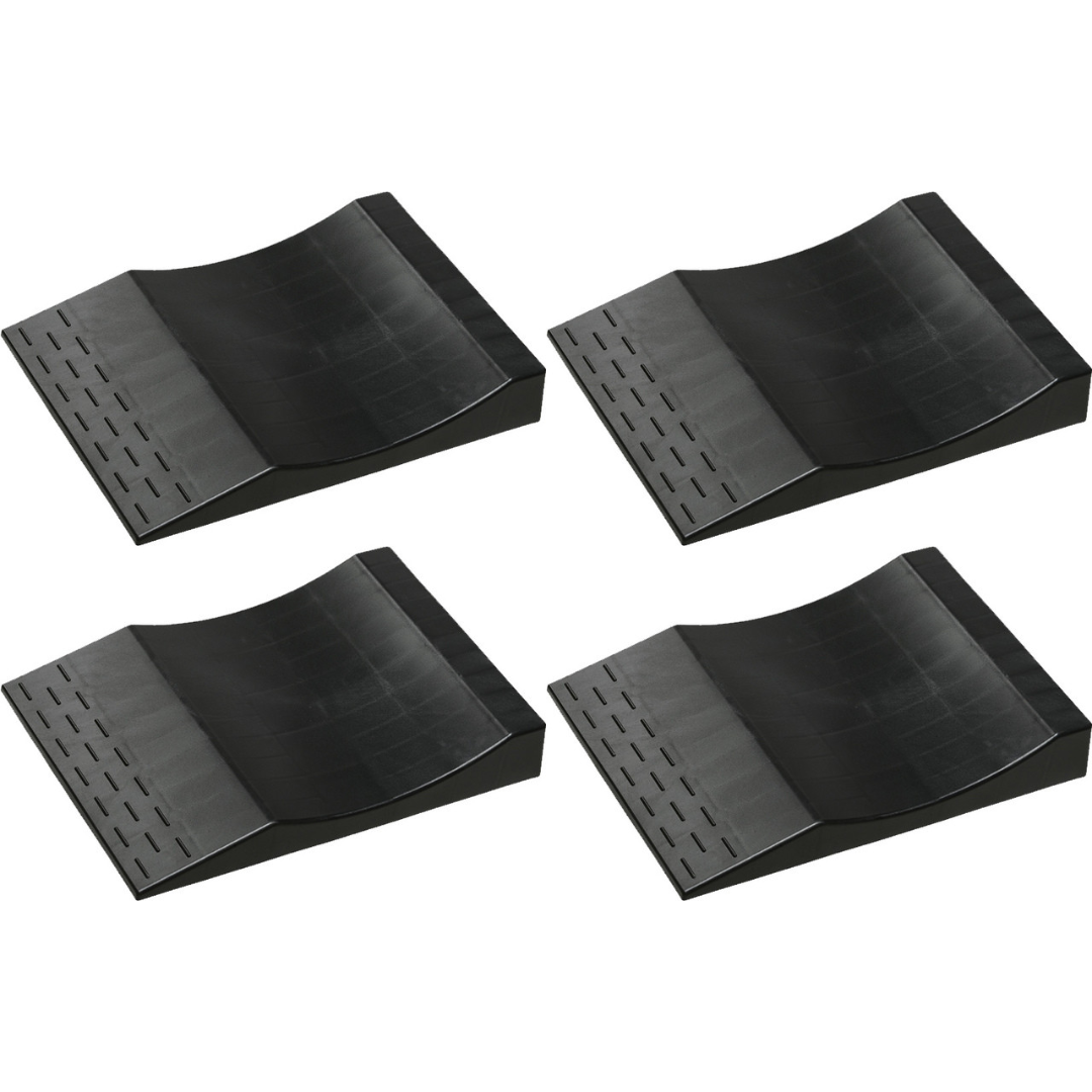 Tyre Ramps Park Right Flat Free Tire Ramps - Black | Camaro Store Online