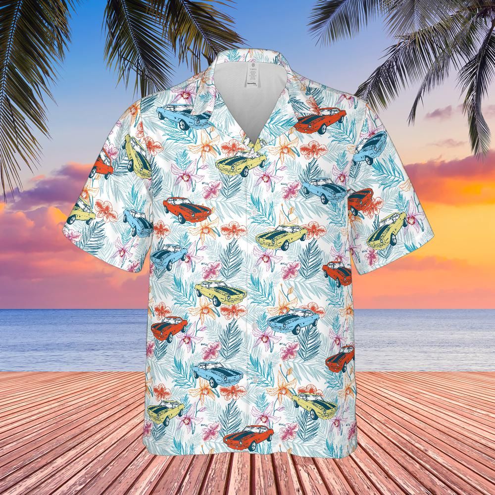 Camaro Multicolor Hawaiian Shirt