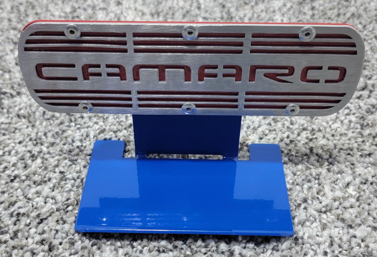 Chevrolet Camaro Racing Valve Cover Collection Magnet And Diecast Display