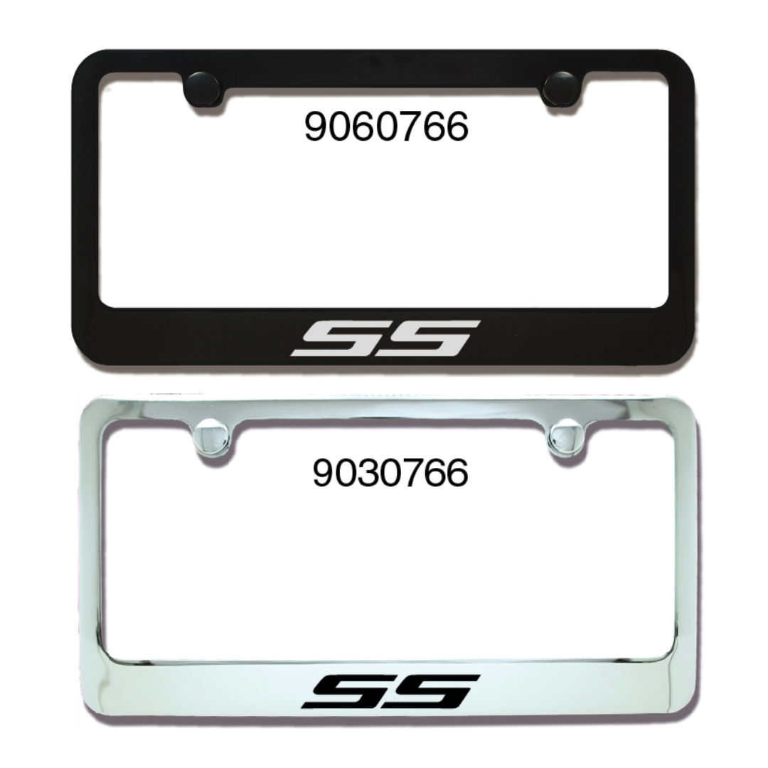 SS Ultra Series Metal Engraved License Plate Frame