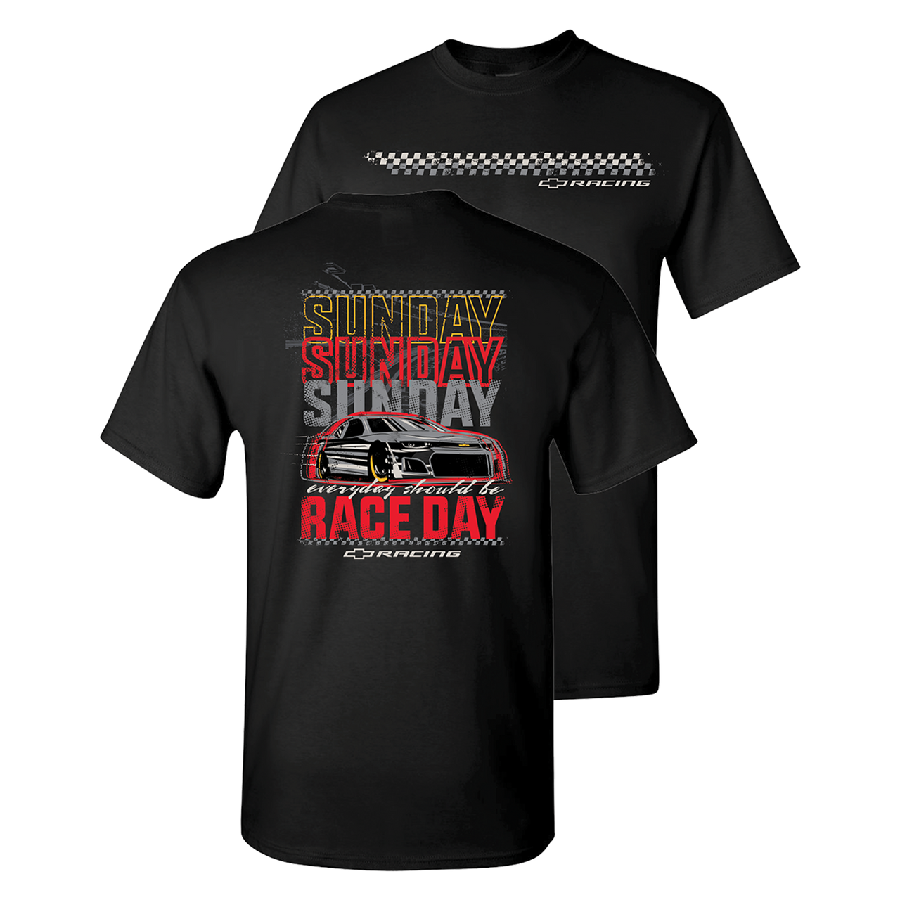 Sunday Race Day T-Shirt – Black