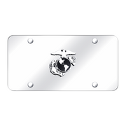 u-s-m-c-insignia-license-plate-chrome-on-mirrored