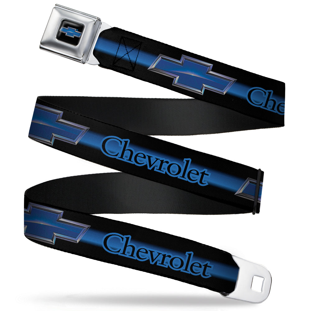 Chevrolet Horizon Bowtie Black & Blue Seatbelt Belt