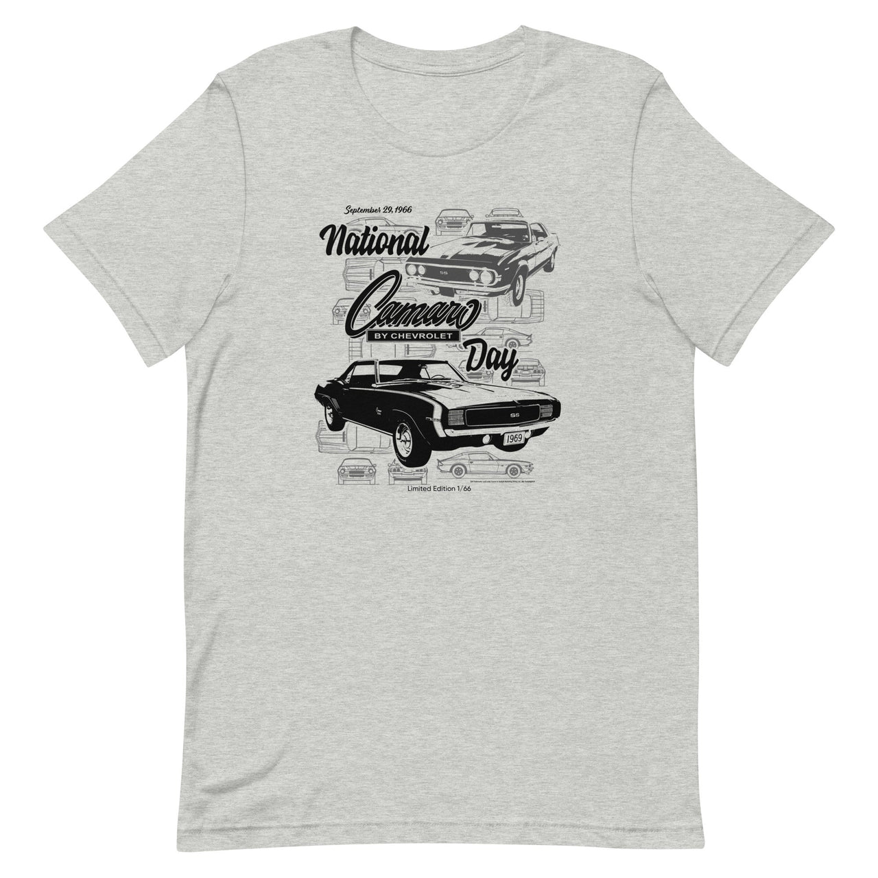 National Chevy Camaro Day Limited Edition Heather Unisex T-Shirt, Only 66 Tees To Be Made