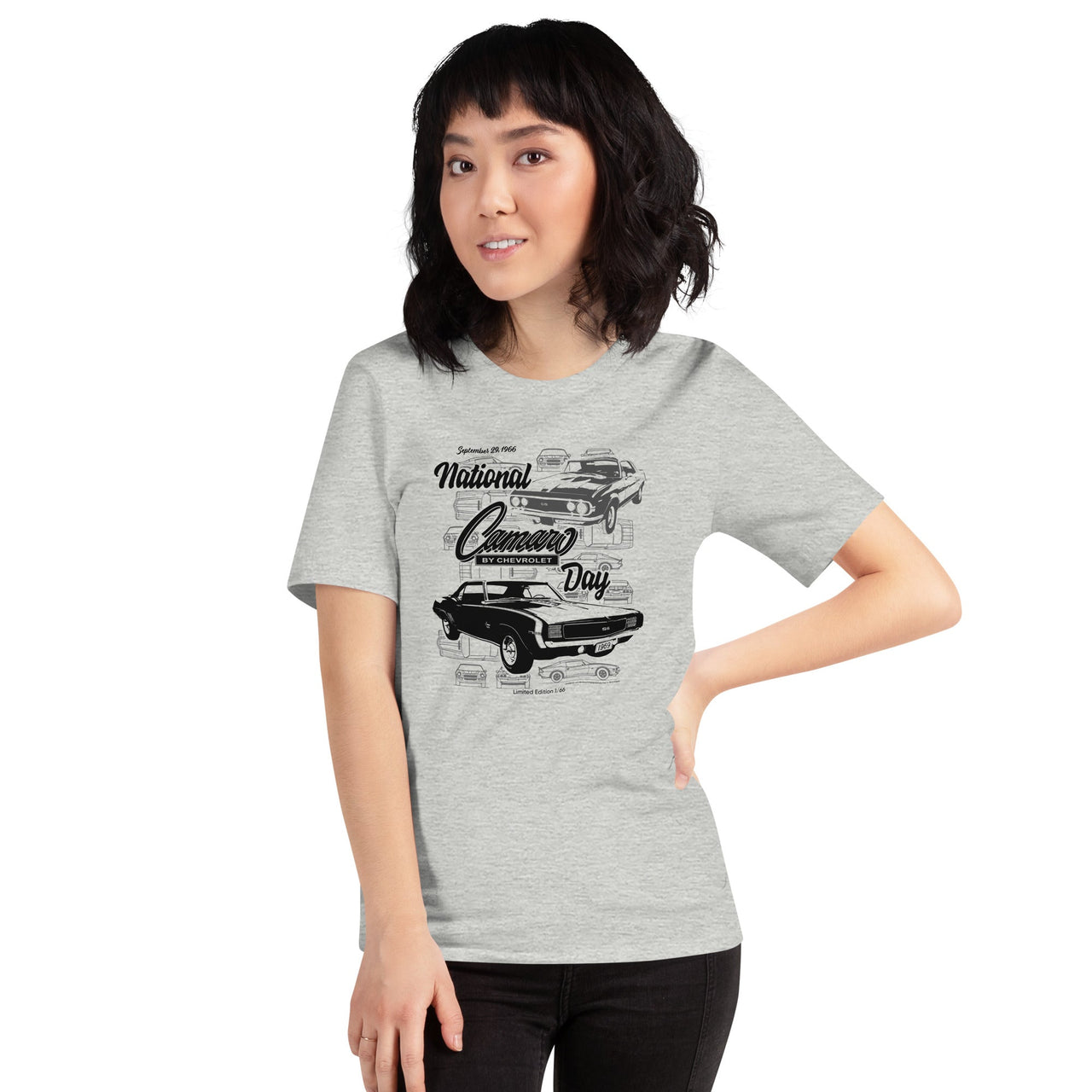 National Chevy Camaro Day Limited Edition Heather Unisex T-Shirt, Only 66 Tees To Be Made