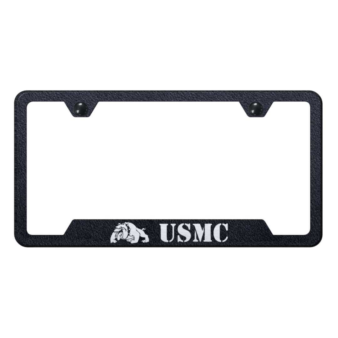 usmc-bulldog-cut-out-frame-laser-etched-rugged-black-44620-Camaro-store-online