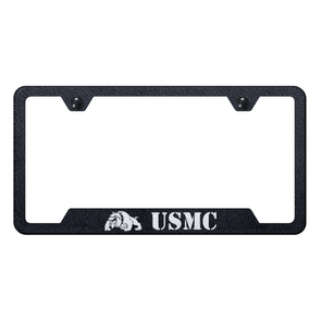 usmc-bulldog-cut-out-frame-laser-etched-rugged-black-44620-Camaro-store-online