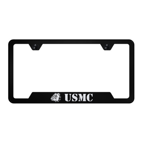 usmc-bulldog-head-cut-out-frame-laser-etched-black-44623-Camaro-store-online