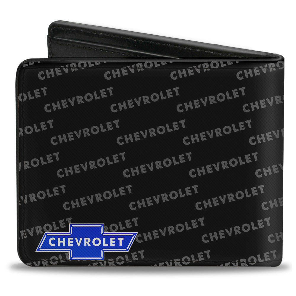 Chevy Bowtie w/ Chevrolet Text Bi-Fold Wallet