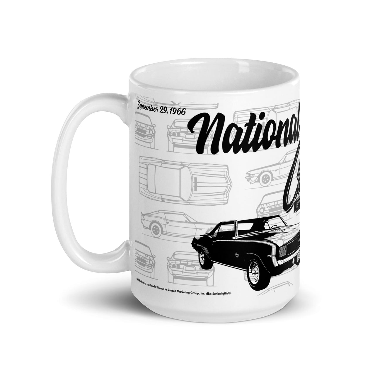 National Chevy Camaro Day Ceramic White Mug Limited Edition Collectible, Only 66 To Be Made