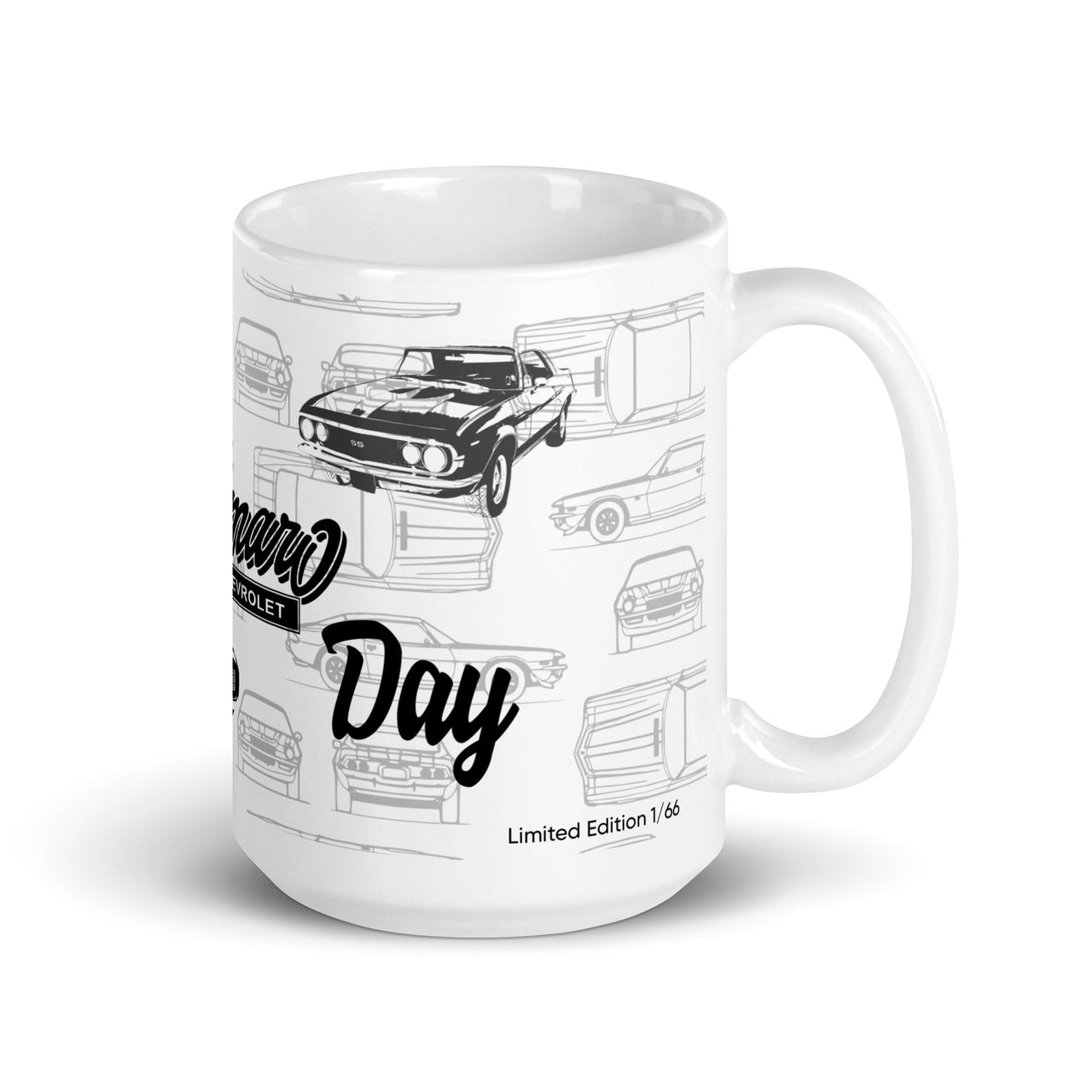 National Chevy Camaro Day Ceramic White Mug Limited Edition Collectible, Only 66 To Be Made