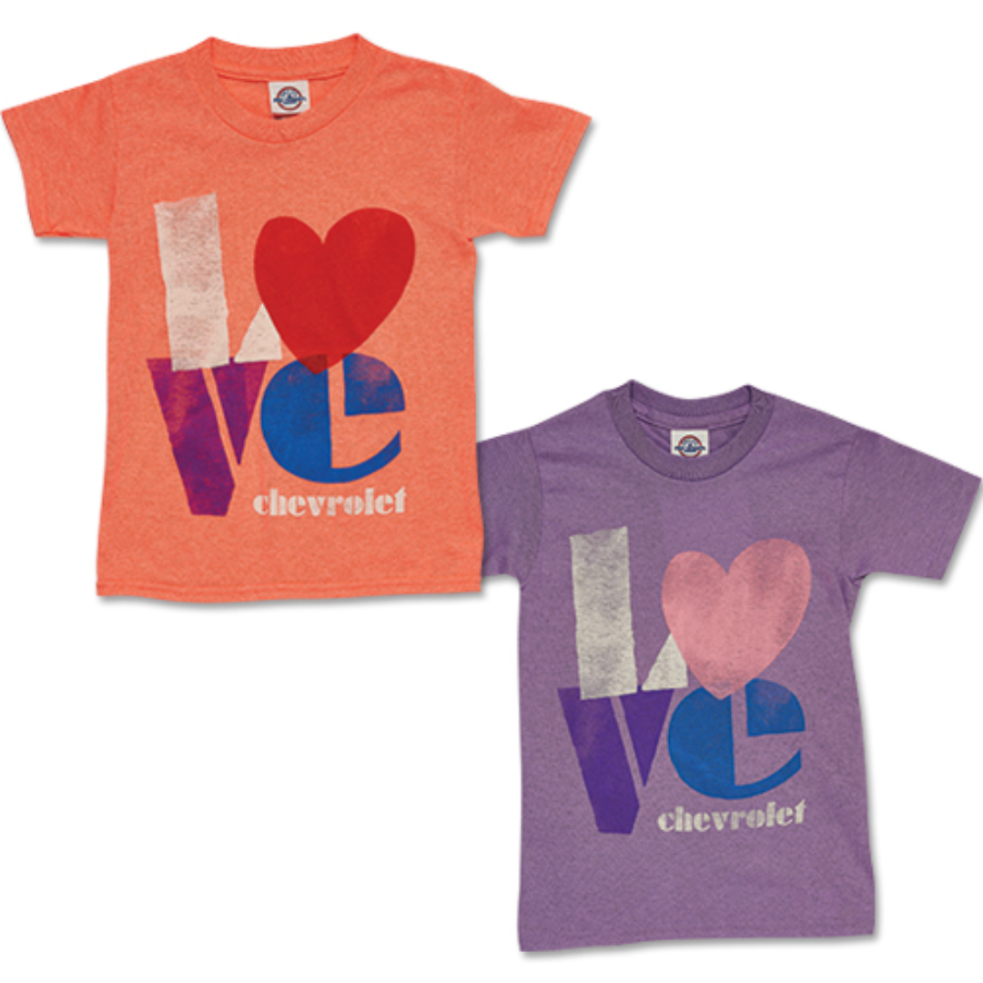 Youth Girls Love Chevrolet T-Shirt