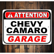 chevy-camaro-attention-garage-aluminum-sign