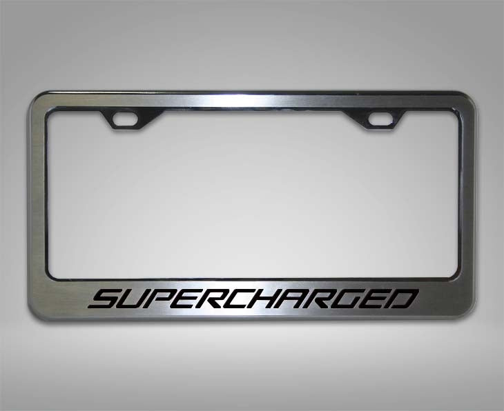 camaro-license-plate-frame-with-supercharged-lettering