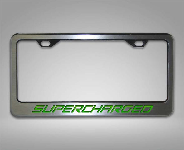 camaro-license-plate-frame-with-supercharged-lettering