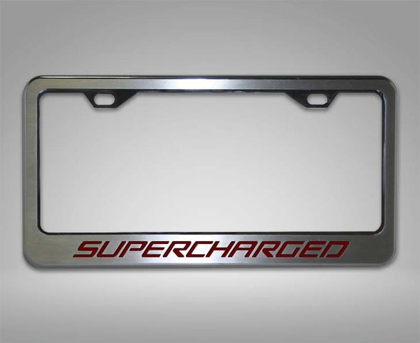 camaro-license-plate-frame-with-supercharged-lettering