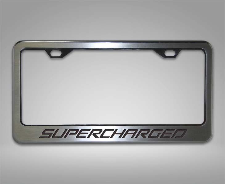 camaro-license-plate-frame-with-supercharged-lettering