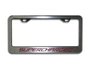 camaro-license-plate-frame-with-supercharged-lettering