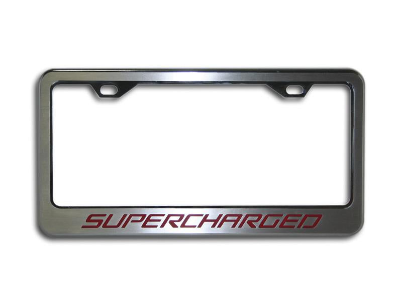 camaro-license-plate-frame-with-supercharged-lettering