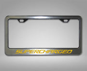 camaro-license-plate-frame-with-supercharged-lettering