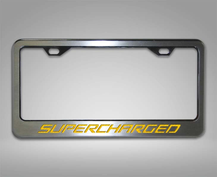 camaro-license-plate-frame-with-supercharged-lettering