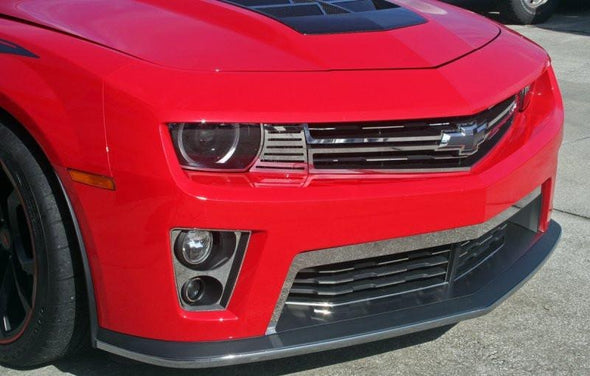 2012-2013 5th Gen Camaro ZL1 Front Upper Valence Trim - Polished Stainless Steel