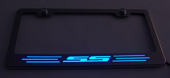 Camaro License Plate Frame with "SS" Lettering