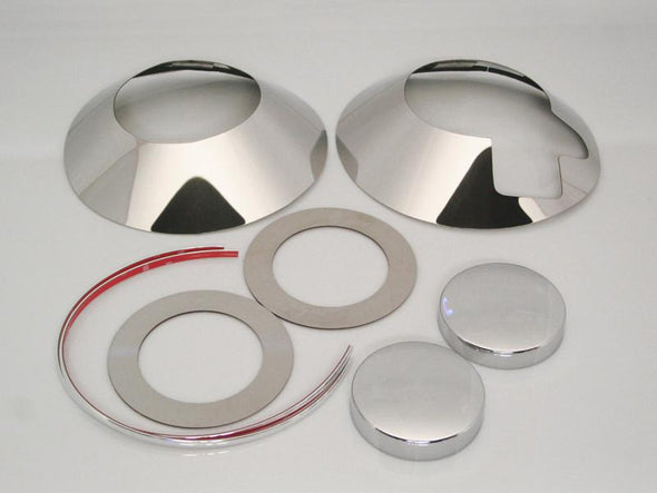 2010-2011 5th Generation Camaro Shock Tower Dome Kit - Polished Stainless Steel