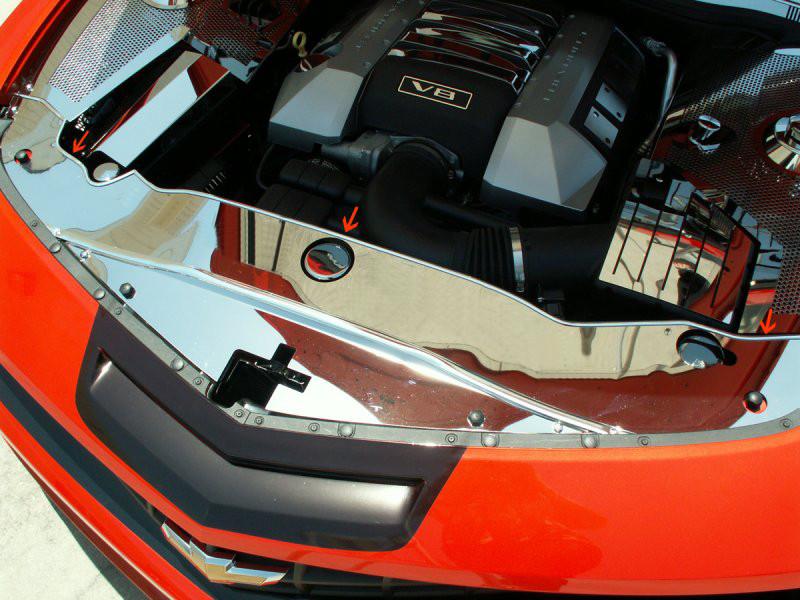 5th Gen. Camaro SS Radiator Trim Kit Stainless | Camaro Store Online