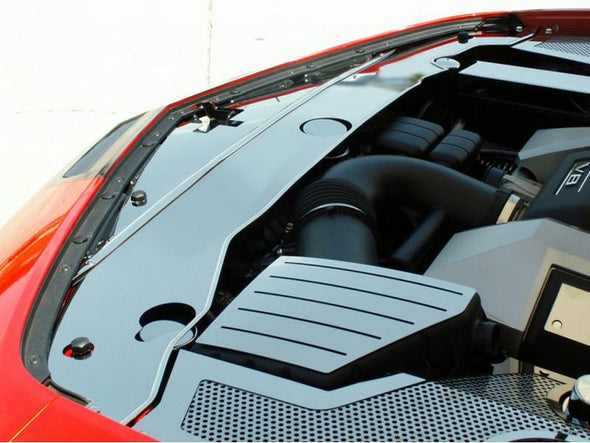 2010-2015 5th Gen. Camaro SS Radiator Trim Kit w/ Cap Covers - Polished Stainless Steel