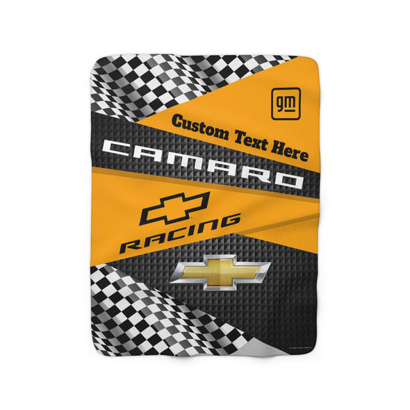 Personalized-Camaro-Checkered-Flag-Racing-Decorative-Sherpa-Blanket,-Perfect-for-Chilly-Days.-camaro-store-online