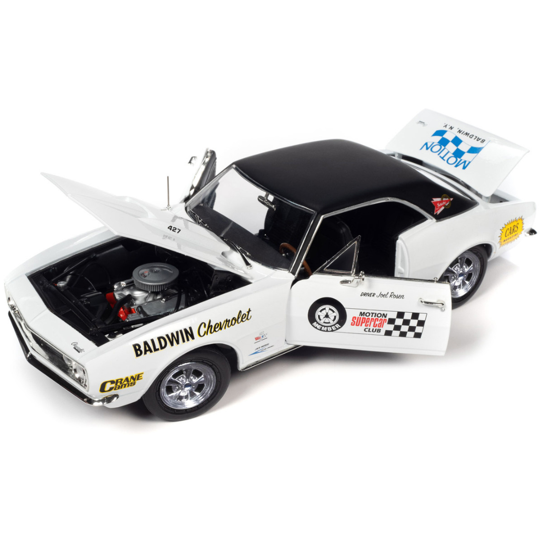 1967-camaro-ss-baldwin-motion-joel-rosen-motion-supercar-club-1-18-diecast-model-car-by-auto-world