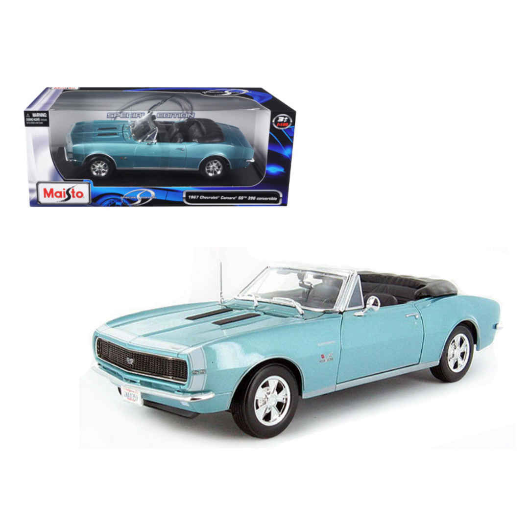 1967-chevrolet-camaro-ss-396-convertible-turquoise-1-18-diecast