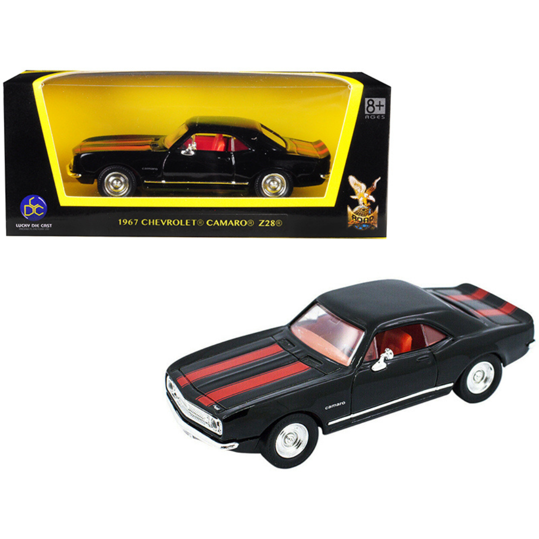 1967-chevrolet-camaro-z-28-black-with-red-stripes-1-43-diecast