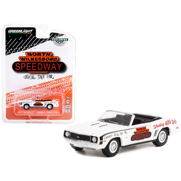 1969 Camaro Convertible "North Wilkesboro Speedway Official Pace Car" 1/64 Diecast Model Car