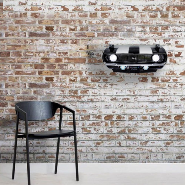 1969 Camaro SS LED Floating Wall Shelf - Black