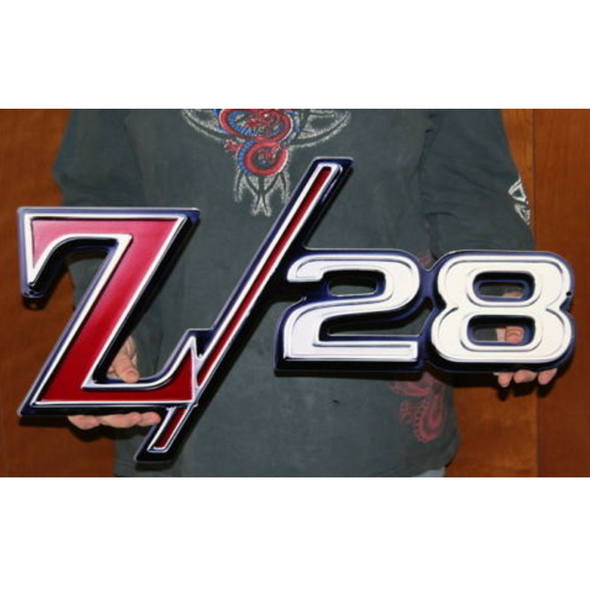 1969 Camaro Z28 Fender Emblem Steel Sign