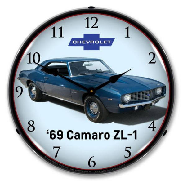 1969 Camaro ZL-1 Lighted Clock
