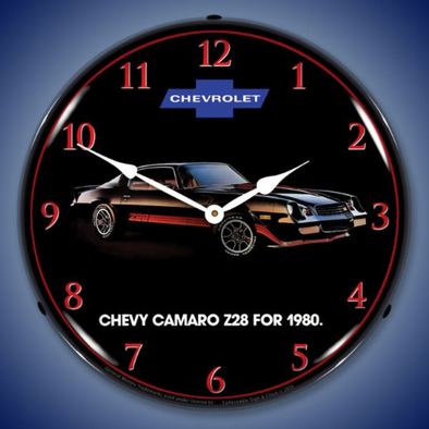 1980 Camaro Z28 Lighted Wall Clock