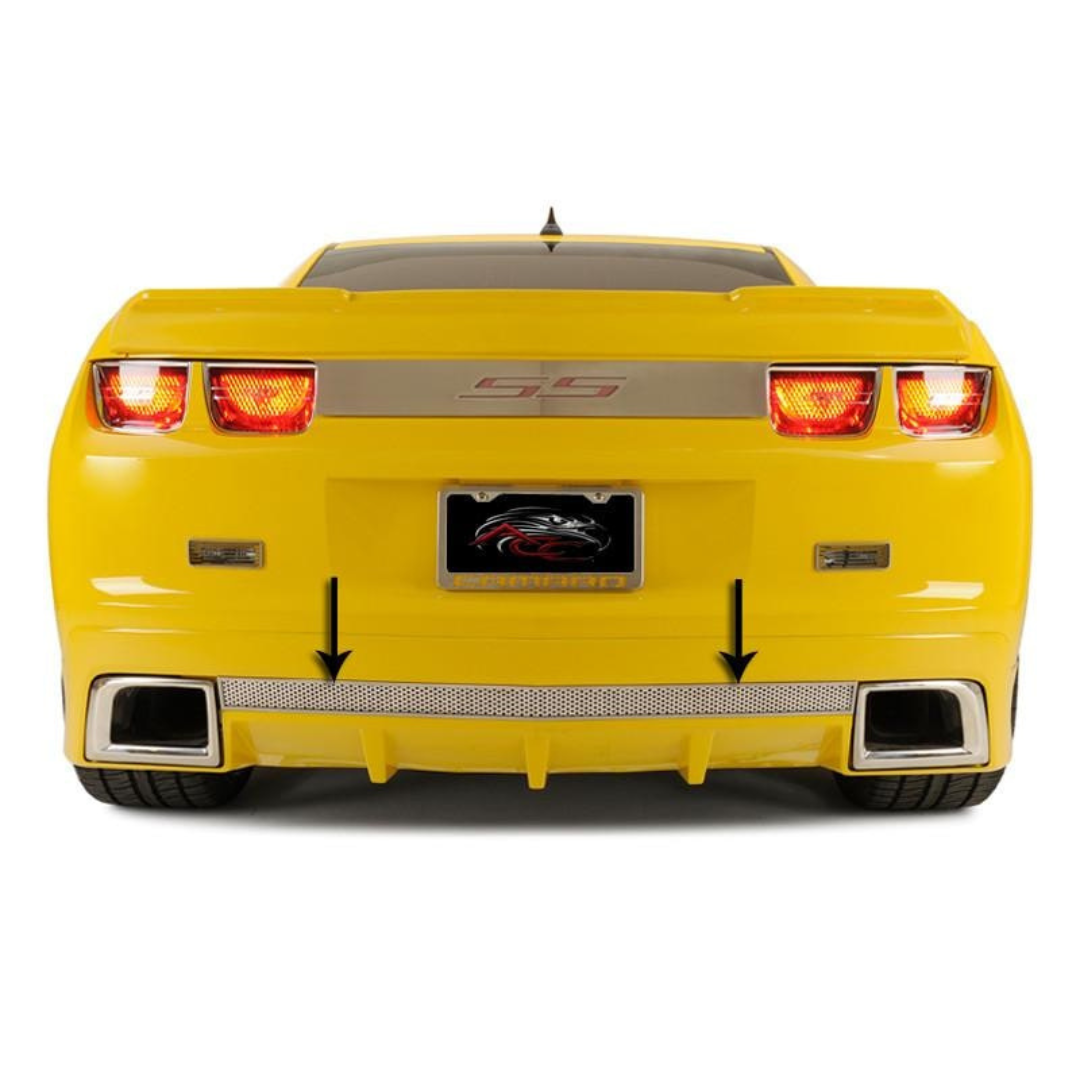 2010-2013-5th-gen-camaro-rear-valence-trim-polished-perforated-stainless-steel