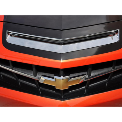 2010-2013 5th Gen Camaro SS Hood Vent Insert - Polished Stainless Steel