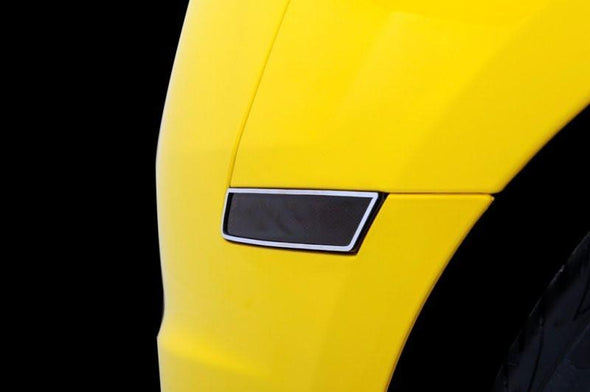 2010-2013 5th Gen Camaro Side Marker Black Out Kit w/ Polished Trim