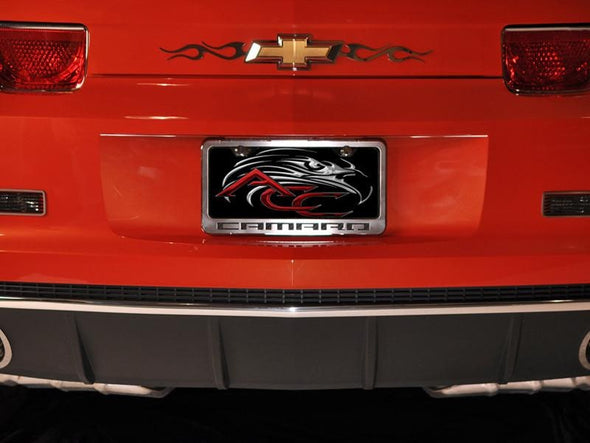 2010-2013 5th Gen Camaro Tribal Flame Rear Chevy Bowtie Emblem Trim