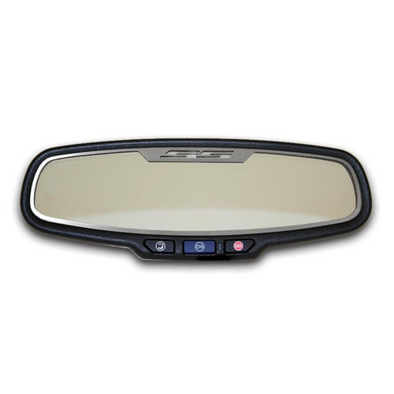 2010-2014 Camaro - Rear View Mirror Trim "SS" | Brushed Oval